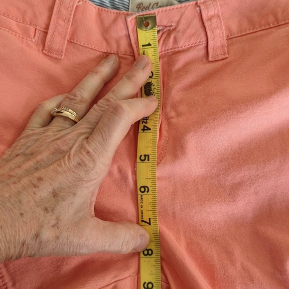 Red Camel Shorts Lightweight Jeans Juniors Sz 11 – orange/peach - Picture 12 of 16